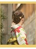 浴衣を着られる方専用　浴衣用ヘアセット￥４９５０→ ￥４８４０