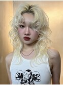 【GEEKS渋谷】ホワイトブロンド/ハイトーン/ブリーチ/夏カラー