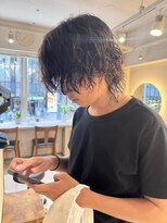 キャンバス バイ ネオリーブ 横浜西口(Canvas by neo.)&nbsp;横浜★ウルフカットのツイストスパイラルパーマ