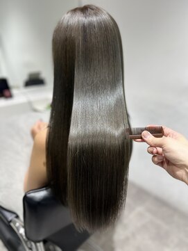 ウィステリア 銀座(WISTERIA) 【WISTERIA】オリーブグレージュ/イノアカラー/髪質改善/艶髪