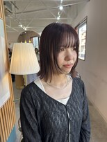 キュオンシア(CUEON. ciea)&nbsp;切りっぱなし×暖色カラー