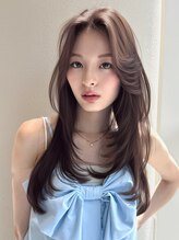 ミンクス渋谷スマートサロン(MINX shibuya smart salon) バタフライカットで決まるカーテンバングレイヤー