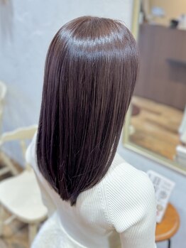 ティクエ(TIQUE)の写真/思わず触れたくなるような憧れの美艶ストレートに♪髪の状態に合わせて薬剤を選定◎お手入れも簡単に。