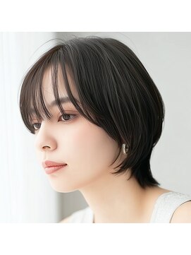 モンド ヘアクリエーション 和田店(monde hair creation) 【monde】レイヤー×シースルーバング×ショートボブ×髪質改善