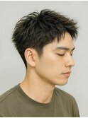 Haleニュアンスパーマスパイキーショートバーバーフェザーパーマ