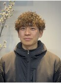 ニュアンスパーマ韓国ヘアメンズカットダウンパーマフェザー