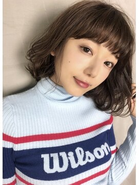 ギミック 自由が丘(gimmick) ◆小顔前髪+ふんわりボブ【自由ヶ丘髪質改善オージュアサロン】