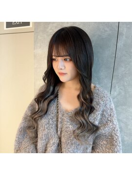 ガルボヘアー 心斎橋店(garbohair) プルエクステでつくるインナーカラー心斎橋エクステ当日予約OK