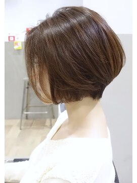 オウル(Owll) 【Owll】大人かわいい ショートボブ 美髪フォルムシルエット