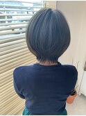 ブルージュカラー　前下がりネオウルフ
