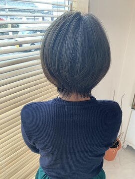 ヘアーサロン デペント(HAIR SALON Depend) ブルージュカラー　前下がりネオウルフ