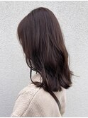 切りっぱなし☆ミディアムボブ×ブルーバイオレット