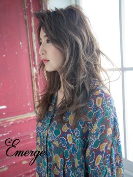 エマージュ 上野御徒町(Emerge) ロング×ピンクベージュカラー[上野,上野,上野,上野駅,上野,上野