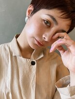 パーク(PARK)&nbsp;【PARK】マニッシュショート×ピンクベージュ