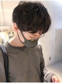 《長谷川愛》ケアパーマニュアンスマッシュ刈り上げ