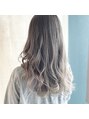 ナイン(nine) ハイライトを使った透明感のあるカラーは大好きです!