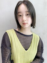 アイティーバイアルバム 藤沢店(IT by ALBUM) 外ハネスタイル_マッシュショートフェザーバング_8761