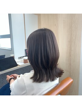 トゥーリ 浜町店 長崎(tuuli) ショコラブラウン×外ハネレイヤー