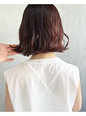 [kichi.] 切りっぱなしボブ×暖色系カラー
