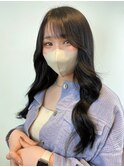 #プルシールエクステ#アッシュブラック