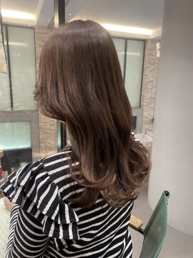 ウノプリール 茶屋町店(unopulir) 大人女性＊定番ブラウンカラー＊くびれレイヤースタイル