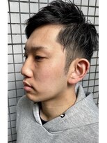 ツーブロック　刈り上げスタイル　黒髪　【札幌】
