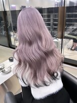 ペレ 栄店(PELE) 黒髪/グレーベージュ/レイヤーロング/前髪パーマ/栄/名駅