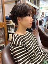 ヘアモード カクテル&nbsp;マッシュショート×ラフパーマ【JUN】