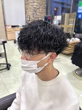 ゼスト 吉祥寺店(ZEST) 波巻きパーマ　刈り上げマッシュ　メンズパーマ　【鈴木楓竜】