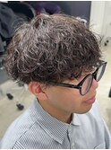 波巻きパーマツイストスパイラルパーママッシュメンズ名駅