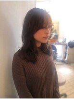 アリティ(ALITY)&nbsp;暗髪アッシュカラーセミロング那須塩原市西那須野エリア美容室