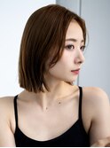 20代30代大人かわいいナチュラル暗髪エアーストレートヘア
