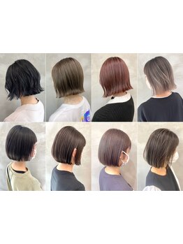 [イルミナorアディクシーカラー+カット+炭酸泉\7800]再現性の高いカット技術で美フォルム&小顔に魅せる◎