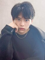 アグ ヘアー ムーン 大阪深井店(Agu hair moon) 《Agu hair》程よいウェーブショート×numberA.ベースケアミルク