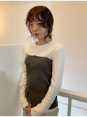 顔まわりレイヤー/顔まわりカット/レイヤーカット