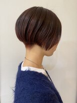 モリオ フロム ロンドン 成増店 【morio成増/一戸】刈り上げショートカシスレッドカラー