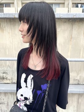 ジェスター(JESTER) 〈atsuno〉紅色インナー