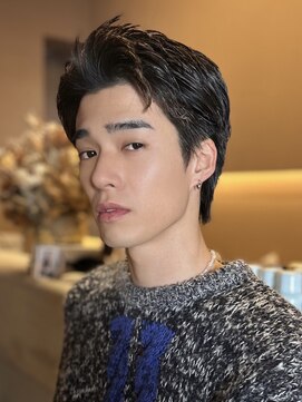 ガーデンヨコハマエスト(GARDEN YOKOHAMA est) オールバック　毛流れ　ベリーショート