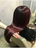 2025春ワインレッド×艶髪☆