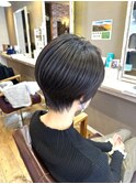 インナーカラーショートカットショートボブハイライトメッシュ