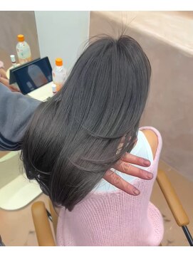 ヌエン 渋谷(NU/EN) 髪質改善グレージュカラー