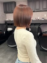 ロンドワン 三宮元町(Lond one) オレンジブラウン/ミニボブ/レイヤーボブ