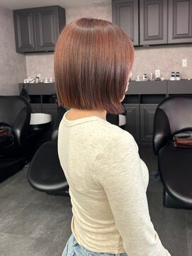 ロンドワン 三宮元町(Lond one) オレンジブラウン/ミニボブ/レイヤーボブ