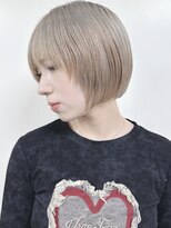 モリオ(morio)&nbsp;=前下がりボブ顎ラインボブ耳かけボブミニボブ大人ボブ30代40代