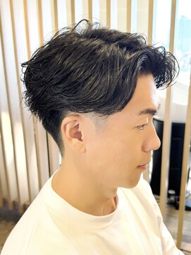 ハレ ヘアサロン(Hale hair salon) 【Hale】ブルーブラックNo2918韓国マッシュスペインカール