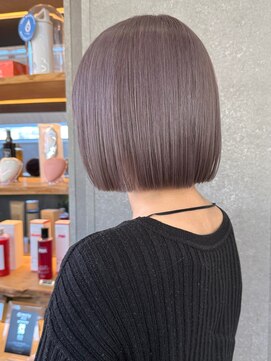 ロンド 表参道店(Lond) イメチェン外ハネボブ美髪ワイドバング/ショートボブ髪質改善