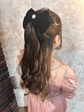 アイビーヘアー(iB HAiR) ハーフアップ