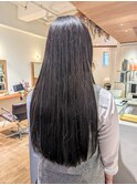 黒髪ロングストレート