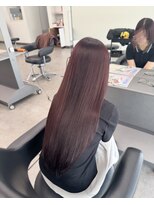 ガルボヘアー 桟橋店(garbo hair) 髪質改善 くせ毛 ストレート 縮毛矯正 艶髪 ロング 湿気対策
