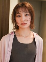 ビファインクーアヴェダ(Be fine coo AVEDA) 似合わせカット ボブレイヤー 透明感ベージュカラー 20代/30代
